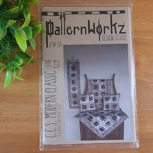 PATTERNWORKZ DESIGN STUDIO Modern Classic Living Room Set Quilting Pattern PW-08